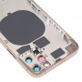 כיסוי דיור אחורי עם חיקוי מראה של IP12 Pro עבור iPhone 11 Pro (זהב)