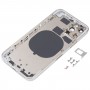 כיסוי דיור אחורי עם חיקוי מראה של IP12 Pro עבור iPhone 11 Pro (לבן)