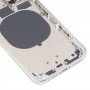כיסוי דיור אחורי עם חיקוי מראה של IP12 Pro עבור iPhone 11 Pro (לבן)