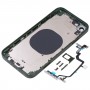 כיסוי לדיור אחורי עם חיקוי מראה של IP14 עבור iPhone XR (ירוק)