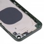 כיסוי לדיור אחורי עם חיקוי מראה של IP14 עבור iPhone XR (ירוק)