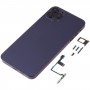 כיסוי דיור אחורי עם חיקוי מראה של IP14 Pro Max עבור iPhone XR (סגול)