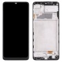 מסך LCD Super AMOLED מקורי עבור סמסונג גלקסי A22 4G SM-A225F דיגיטייזר מכלול מלא עם מסגרת