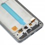 מסך LCD OLED עבור סמסונג גלקסי A53 5G SM-A536 דיגיטייזר מכלול מלא עם מסגרת (שחור)