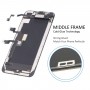 מסך LCD מקורי לאייפון XS Max Digitizer הרכבה מלאה עם כבל גמיש רמקול אזהרה