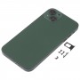 כיסוי דיור אחורי עם חיקוי מראה של IP13 עבור iPhone XR (ירוק)
