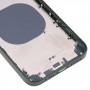 כיסוי דיור אחורי עם חיקוי מראה של IP13 עבור iPhone XR (ירוק)