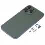 כיסוי דיור אחורי נירוסטה עם חיקוי מראה של IP13 Pro לאייפון XR (ירוק)