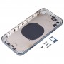 כיסוי דיור אחורי נירוסטה עם חיקוי מראה של IP13 Pro לאייפון XR (ירוק)