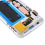 מסך LCD OLED עבור Galaxy S7 - G930V Digitizer הרכבה מלאה עם מסגרת (לבן)