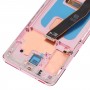 מסך LCD של חומר AMOLED דינאמי מקורי ומכלול דיגיטייזר מלא עם מסגרת עבור סמסונג גלקסי S20 4G SM-G980 (ורוד)