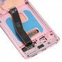 מסך LCD של חומר AMOLED דינאמי מקורי ומכלול דיגיטייזר מלא עם מסגרת עבור סמסונג גלקסי S20 4G SM-G980 (ורוד)