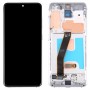 מסך LCD של חומר AMOLED דינאמי מקורי ומכלול דיגיטייזר מלא עם מסגרת עבור סמסונג גלקסי S20 4G SM-G980 (כסף)