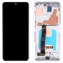 מסך LCD Super Amoled מקורי עבור Samsung Galaxy S20 Ultra 4G-S20 Ultra 5G Digitizer מכלול מלא עם מסגרת (כסף)