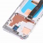 מסך LCD Super Amoled מקורי עבור Samsung Galaxy S20 Ultra 4G-S20 Ultra 5G Digitizer מכלול מלא עם מסגרת (כסף)