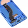 מסך LCD Super AMOLED מקורי עבור Samsung Galaxy S20+ 5G SM-G986B-G985 Digitizer הרכבה מלאה עם מסגרת (כחול כהה)