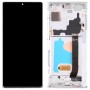 מסך LCD מקורי של Super Amoled עבור Samsung Galaxy Note20 Ultra SM-N986 5G גרסת דיגיטייזר מכלול מלא עם מסגרת (כסף)