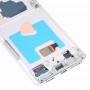 מסך LCD OEM עבור Samsung Galaxy S21+ (5G) SM-G996 Digitizer הרכבה מלאה עם מסגרת (כסף)