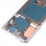 מסך LCD Super AMOLED מקורי לסמסונג גלקסי S21 4G-S21 5G SM-G990 SM-G991 Digitizer הרכבה מלאה עם מסגרת (כסף)