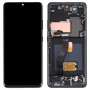 מסך LCD מקורי של Super Amoled עבור Samsung Galaxy S21 Ultra 5G SM-G998B Digitizer הרכבה מלאה עם מסגרת (שחור)