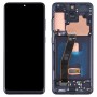 מסך LCD Super Amoled המקורי ומכלול דיגיטייזר מלא עם מסגרת לסמסונג גלקסי S20 5G SM-G981B (שחור)
