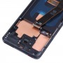 מסך LCD Super Amoled המקורי ומכלול דיגיטייזר מלא עם מסגרת לסמסונג גלקסי S20 5G SM-G981B (שחור)