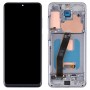 מסך LCD Super AMOLED מקורי עם דיגיטייזר הרכבה מלאה עם מסגרת לסמסונג גלקסי S20 5G SM-G981B (כסף)