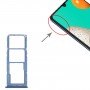 עבור Samsung Galaxy M32 SM-M325 מגש כרטיס SIM + מגש כרטיס SIM + מגש כרטיס מיקרו SD (כחול)