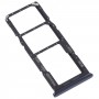 עבור Samsung Galaxy M32 5G SM-M326B מגש כרטיס SIM מקורי + מגש כרטיס SIM + מגש כרטיס מיקרו SD (שחור)