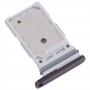 עבור Samsung Galaxy S22 Ultra 5G SM-S908B מגש כרטיס SIM מקורי + מגש כרטיס SIM (שחור)