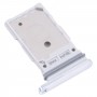 עבור Samsung Galaxy S22 Ultra 5G SM-S908B מגש כרטיס SIM מקורי + מגש כרטיס SIM (לבן)