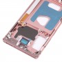 עבור Samsung Galaxy Note20 SM-N980 צלחת לוחית מסגרת אמצעית (ורוד)