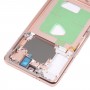 עבור Samsung Galaxy S21+ 5G SM-G996B צלחת לוחית מסגרת אמצעית (ורודה)