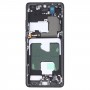 עבור Samsung Galaxy S21 Ultra 5G SM-G998B צלחת לוחית מסגרת אמצעית (שחור)