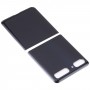 עבור Samsung Galaxy Z Flip 4G SM-F700 סוללת זכוכית כיסוי אחורי (שחור)