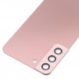 עבור Samsung Galaxy S22+ 5G SM-S906B כיסוי אחורי סוללה עם כיסוי עדשת מצלמה (ורוד)