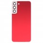 עבור Samsung Galaxy S22+ 5G SM-S906B כיסוי אחורי סוללה עם כיסוי עדשת מצלמה (אדום)