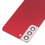 עבור Samsung Galaxy S22+ 5G SM-S906B כיסוי אחורי סוללה עם כיסוי עדשת מצלמה (אדום)
