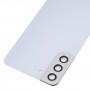 עבור Samsung Galaxy S22+ 5G SM-S906B כיסוי אחורי סוללה עם כיסוי עדשת מצלמה (לבן)