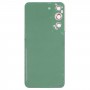 עבור Samsung Galaxy S22 5G SM-S901B כיסוי אחורי סוללה עם כיסוי עדשת מצלמה (ורוד)