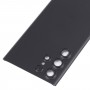 עבור Samsung Galaxy S22 Ultra 5G SM-S908B סוללה כיסוי אחורי עם כיסוי עדשת מצלמה (שחור)