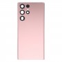 עבור Samsung Galaxy S22 Ultra 5G SM-S908B סוללה כיסוי אחורי עם כיסוי עדשת מצלמה (ורוד)
