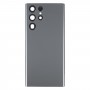 עבור Samsung Galaxy S22 Ultra 5G SM-S908B כיסוי אחורי סוללה עם כיסוי עדשת מצלמה (אפור)