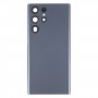 עבור Samsung Galaxy S22 Ultra 5G SM-S908B סוללה כיסוי אחורי עם כיסוי עדשת מצלמה (כחול)