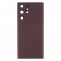 עבור Samsung Galaxy S22 Ultra 5G SM-S908B סוללה כיסוי אחורי עם כיסוי עדשת מצלמה (סגול)