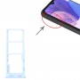 עבור Samsung Galaxy A23 SM-A235 מגש כרטיס SIM מקורי + מגש כרטיס SIM + מגש כרטיס מיקרו SD (כחול)