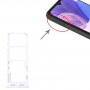 עבור Samsung Galaxy A23 SM-A235 מגש כרטיס SIM מקורי + מגש כרטיס SIM + מגש כרטיס מיקרו SD (לבן)