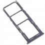 עבור Samsung Galaxy A13 SM-A135 מגש כרטיס SIM מקורי + מגש כרטיס SIM + מגש כרטיס מיקרו SD (שחור)