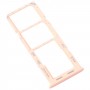 עבור Samsung Galaxy A13 SM-A135 מגש כרטיס SIM מקורי + מגש כרטיס SIM + מגש כרטיס מיקרו SD (ורוד)