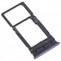 עבור Samsung Galaxy M53 SM-M536B מגש כרטיס SIM מקורי + מגש כרטיס מיקרו SD (שחור)